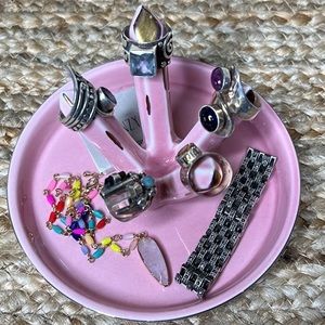 La Casa Bella Porcelain (5) Ring Jewelry‎ Holder